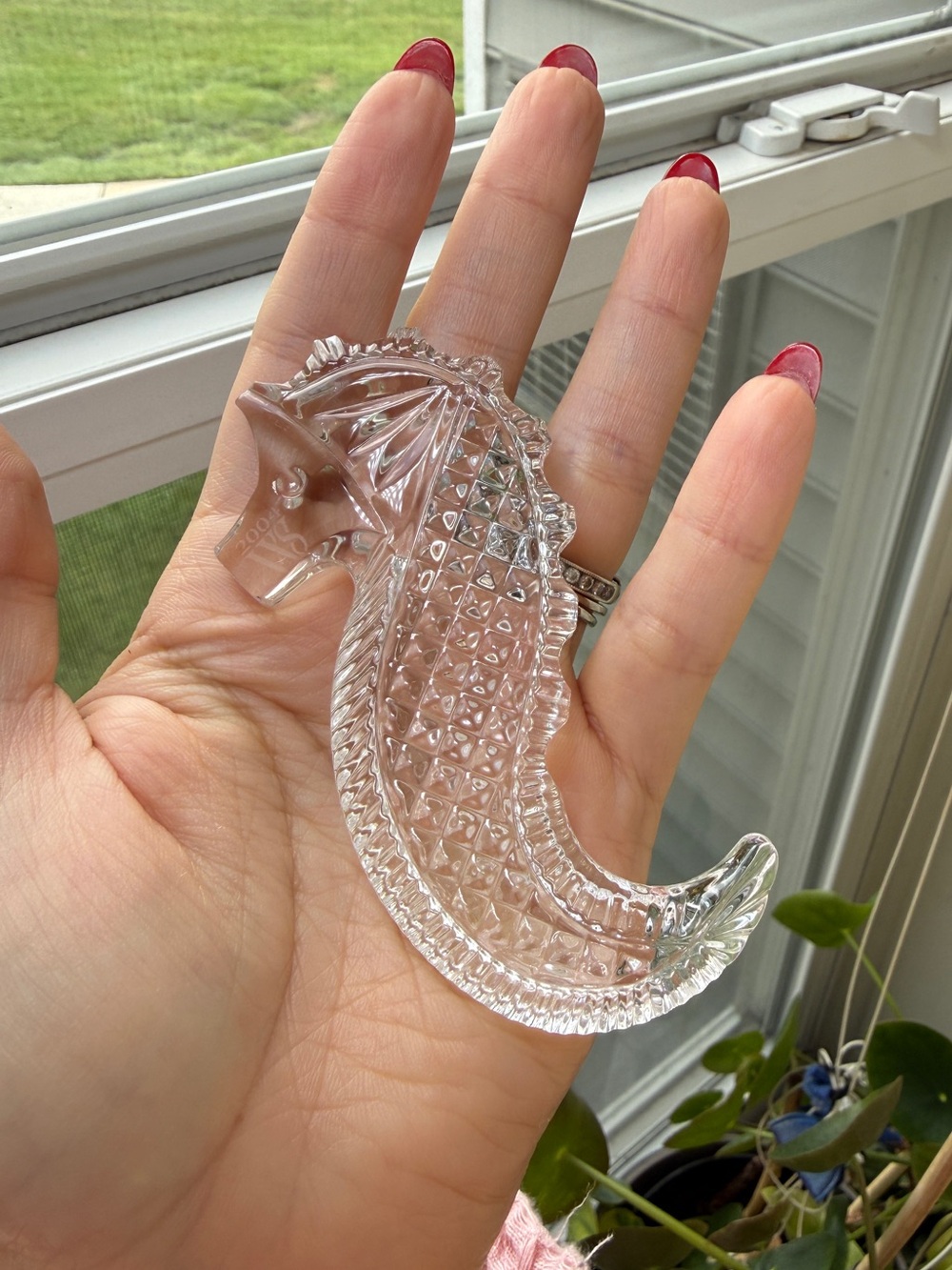 Waterford crystal Seahorse